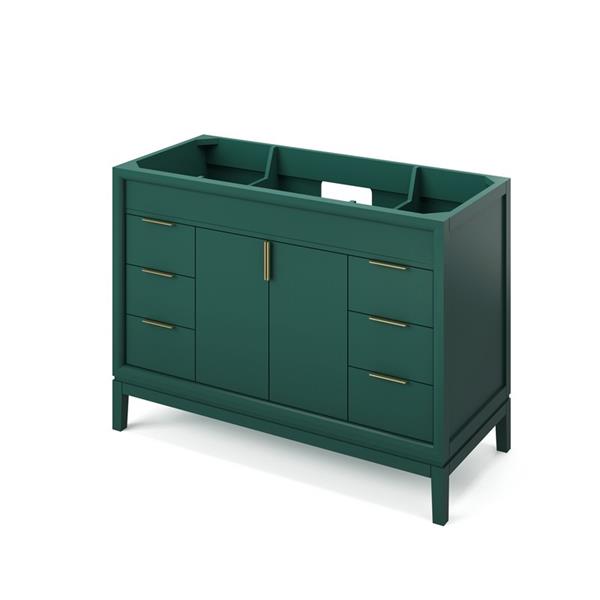 Jeffrey Alexander - 48 Inch Theodora Single Sink Free Standing Vanity Cabinet - Less Vanity Top