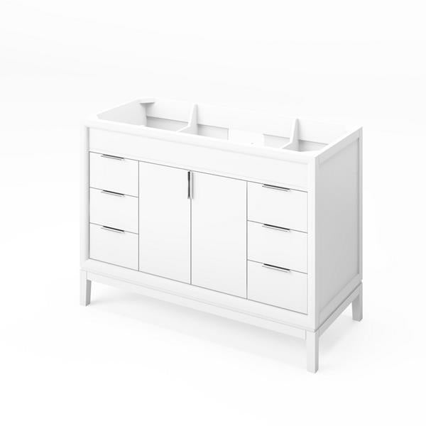 Jeffrey Alexander - 48 Inch Theodora Single Sink Free Standing Vanity Cabinet - Less Vanity Top