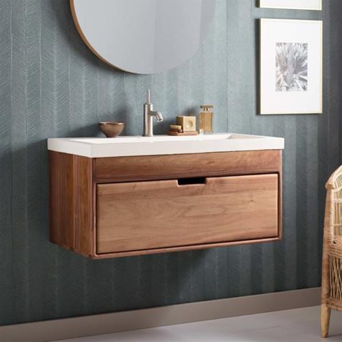 Native Trails - Topanga 36 Inch Floating Vanity in Walnut