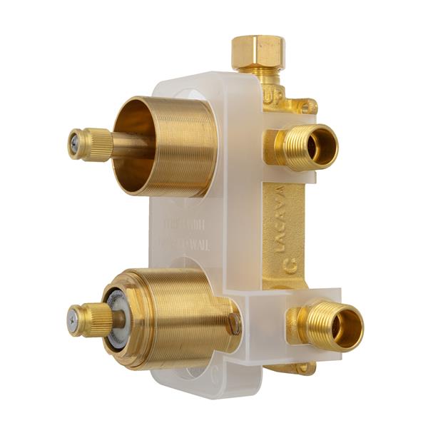 Lacava - Rough-In For 'Pbp2' Sharing Type Progressive Pressure Balanceing Mixers