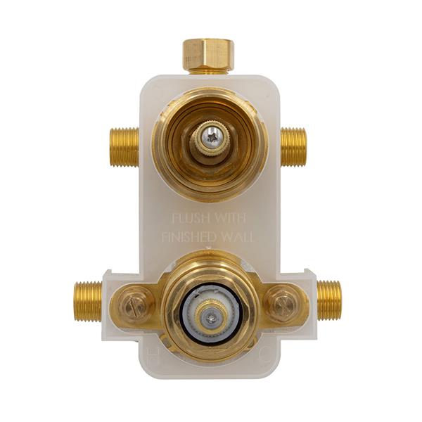Lacava - Rough-In For 'Pbp3' Type Progressive Pressure Balanceing Mixers