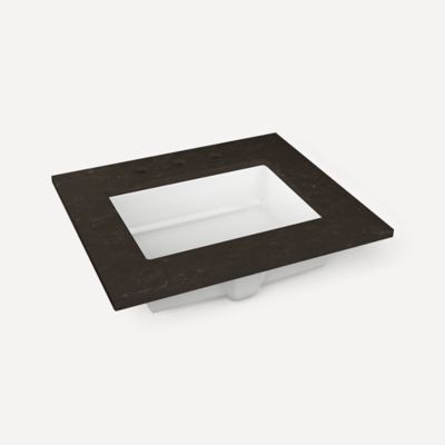 Robern - Ches Hill/Sendai 24 Inch Quartz Vanity Top with Integrated Sink