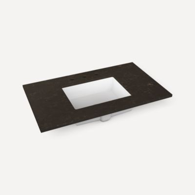 Robern - Berg/Ches/Mack/Send 36 Inch Quartz Vanity Top with Integrated Sink