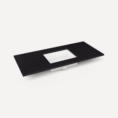 Robern - 49 X22 Inch, Center Vanity Top With Overflow