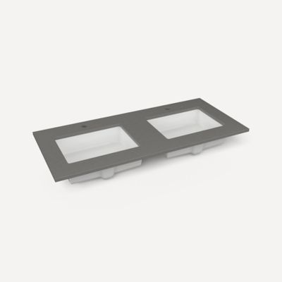 Robern - 49 X 22 Inch, Double Vanity Top, 2 Sink