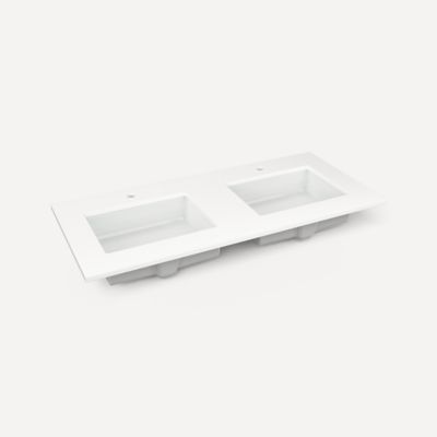 Robern - 49 X 22 Inch, Double Vanity Top, 2 Sink