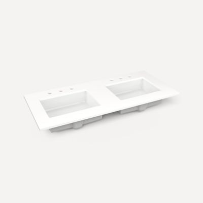 Robern - 49 X 22 Inch, Double Vanity Top, 2 Sink