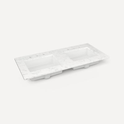Robern - 49 X 22 Inch, Double Vanity Top, 2 Sink