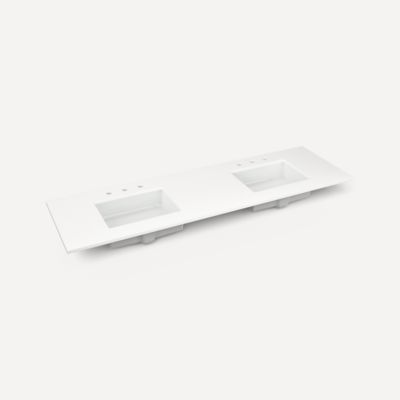 Robern - 73 X 22 Inch, Double Vanity Top, 2 Sink