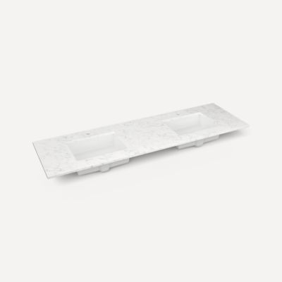 Robern - 73 X 22 Inch, Double Vanity Top, 2 Sink