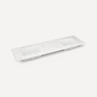 Robern - 73 X 22 Inch, Double Vanity Top, 2 Sink