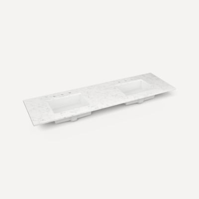 Robern - 73 X 22 Inch, Double Vanity Top, 2 Sink