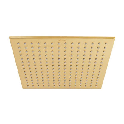 Lacava - Waterblade Ceiling-Mount Tilting Square Rain Shower Head, 121 Rubber Nozzles