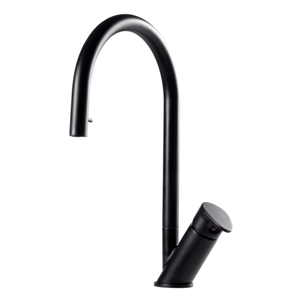 Hamat - Wave Single Function Hidden Pull Down Kitchen Faucet