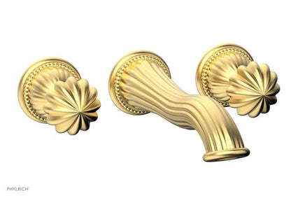 Phylrich - Georgian & Barcelona Wall Mounted Lavatory Faucet Trim Only - Round Handles