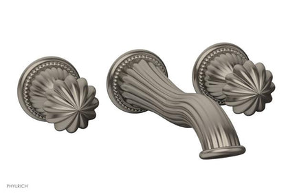 Phylrich - Georgian & Barcelona Wall Mounted Lavatory Faucet Trim Only - Round Handles