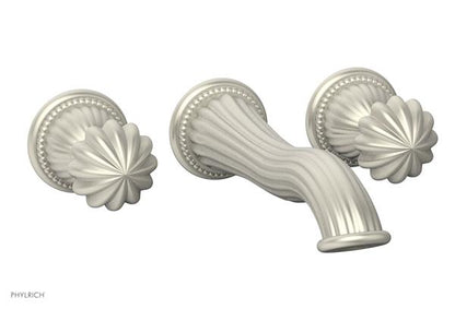 Phylrich - Georgian & Barcelona Wall Mounted Lavatory Faucet Trim Only - Round Handles
