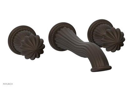 Phylrich - Georgian & Barcelona Wall Mounted Lavatory Faucet Trim Only - Round Handles