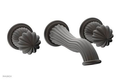 Phylrich - Georgian & Barcelona Wall Mounted Lavatory Faucet Trim Only - Round Handles