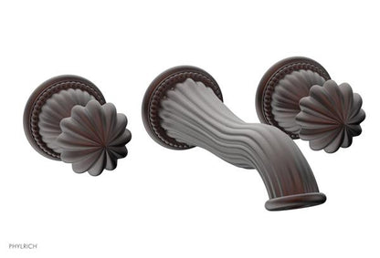 Phylrich - Georgian & Barcelona Wall Mounted Lavatory Faucet Trim Only - Round Handles