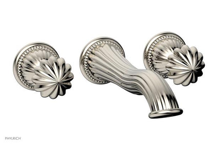 Phylrich - Georgian & Barcelona Wall Mounted Lavatory Faucet Trim Only - Round Handles