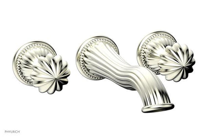 Phylrich - Georgian & Barcelona Wall Mounted Lavatory Faucet Trim Only - Round Handles