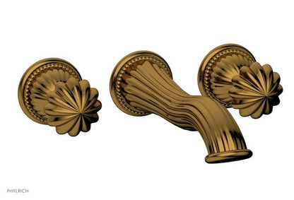 Phylrich - Georgian & Barcelona Wall Mounted Lavatory Faucet Trim Only - Round Handles