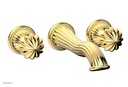 Phylrich - Georgian & Barcelona Wall Mounted Lavatory Faucet Trim Only - Round Handles