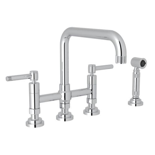 Rohl - Campo Bridge Kitchen Faucet With Side Spray