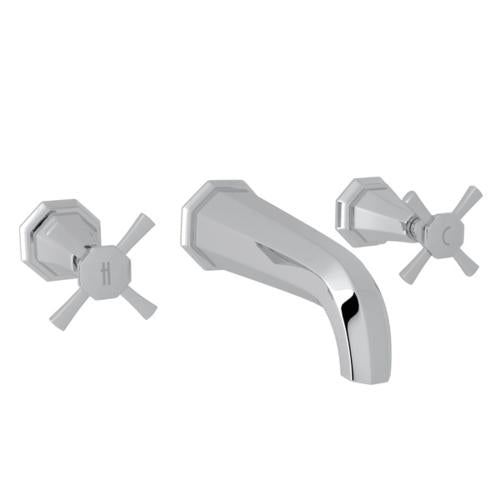 Rohl - Perrin & Rowe Deco Wall Mount Lavatory Faucet Trim