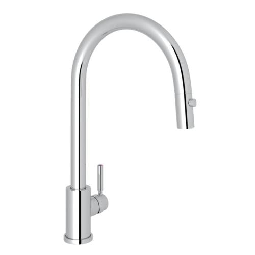 Rohl - Perrin & Rowe Holborn Pull-Down Kitchen Faucet With C-Spout