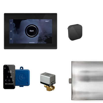 Mr. Steam - Xbutler Steam Shower Control Package With Isteamx Control And Aroma Glass Steamhead