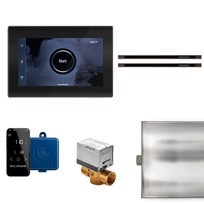 Mr. Steam - Xbutler Max Linear Steam Shower Control Package With Isteamx Control And Linear Steamhead