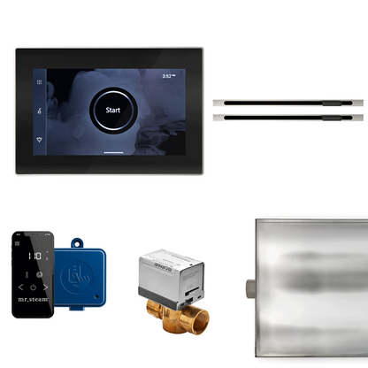 Mr. Steam - Xbutler Max Linear Steam Shower Control Package With Isteamx Control And Linear Steamhead