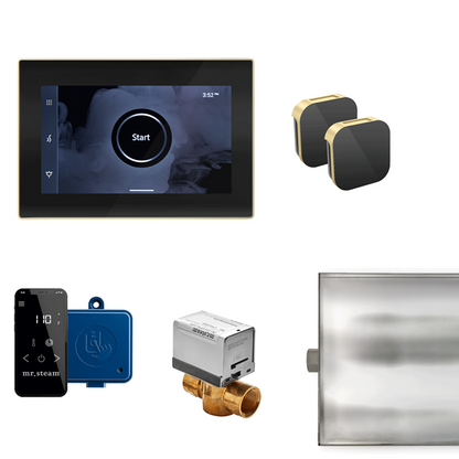 Mr. Steam - Xbutler Max Steam Shower Control Package With Isteamx Control And Aroma Glass Steamhead