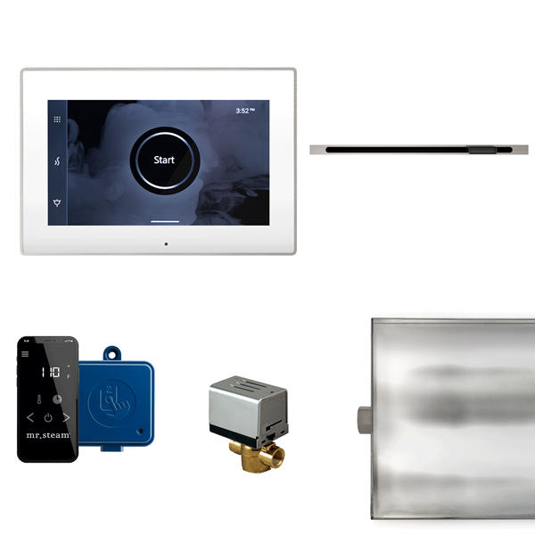 Mr. Steam - Xbutler Linear Steam Shower Control Package With Isteamx Control And Linear Steamhead
