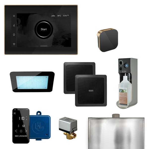 Mr. Steam - Xdream Programmable Steam Generator Control Kit With Isteamx Control And Aroma Glass Steamhead