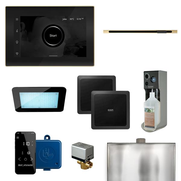 Mr. Steam - Xdream Linear Programmable Steam Generator Control Kit With Isteamx Control And Linear Steamhead