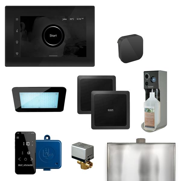 Mr. Steam - Xdream Programmable Steam Generator Control Kit With Isteamx Control And Aroma Glass Steamhead