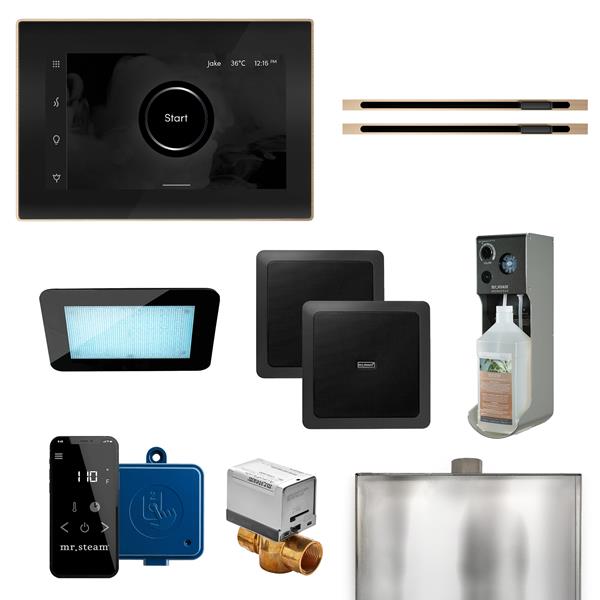 Mr. Steam - Xdream Max Linear Programmable Steam Generator Control Kit With Isteamx Control And Linear Steamhead