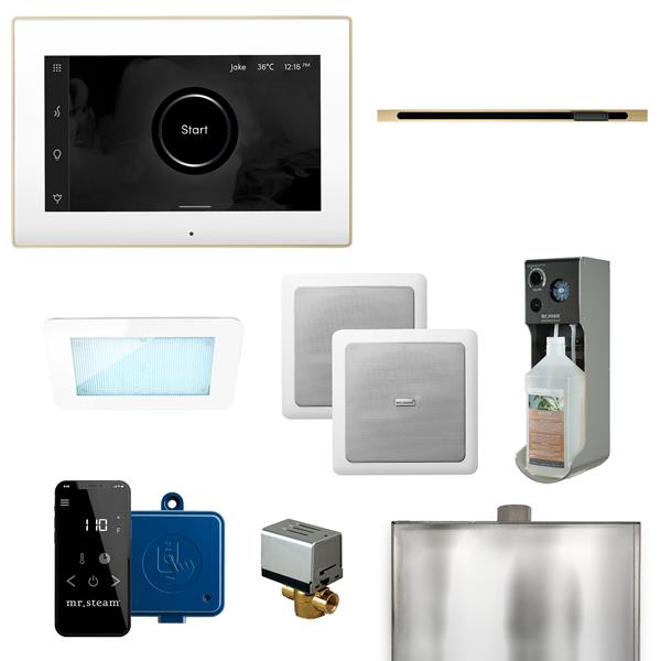 Mr. Steam - Xdream Linear Programmable Steam Generator Control Kit With Isteamx Control And Linear Steamhead