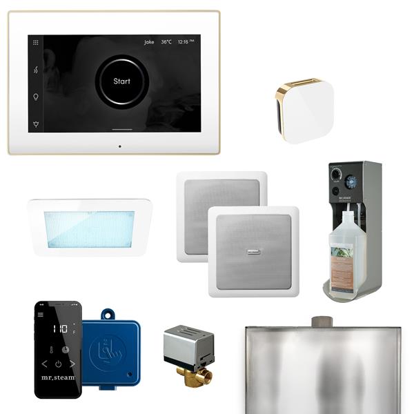 Mr. Steam - Xdream Programmable Steam Generator Control Kit With Isteamx Control And Aroma Glass Steamhead