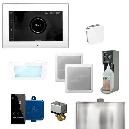 Mr. Steam - Xdream Programmable Steam Generator Control Kit With Isteamx Control And Aroma Glass Steamhead