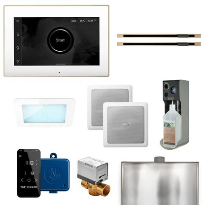 Mr. Steam - Xdream Max Linear Programmable Steam Generator Control Kit With Isteamx Control And Linear Steamhead