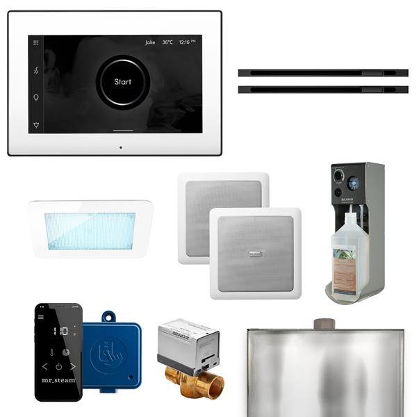 Mr. Steam - Xdream Max Linear Programmable Steam Generator Control Kit With Isteamx Control And Linear Steamhead