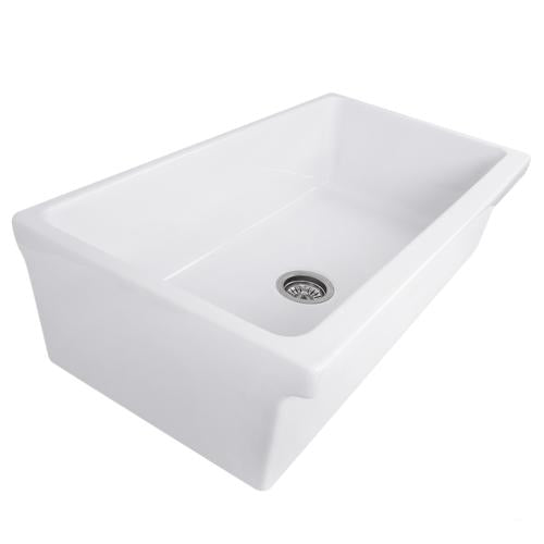 Nantucket Sinks - 36-Inch Decorative Apron Farmhouse Fireclay Sink