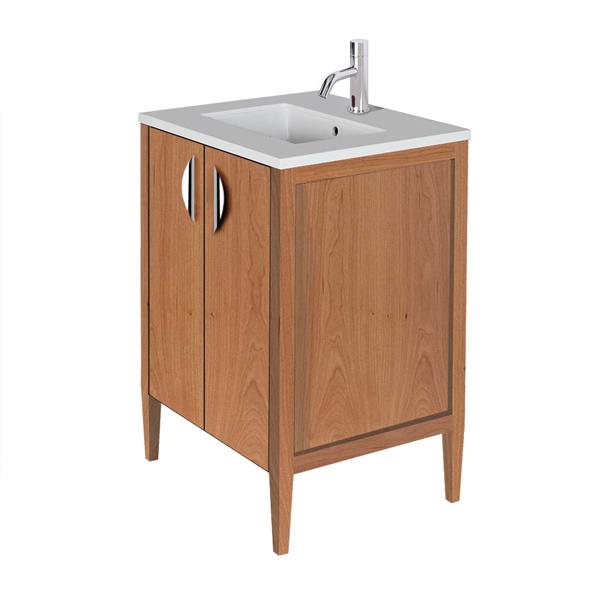Lacava - Lunarossa Free-Standing Under-Counter Vanity With Two Doors(Pulls Included)