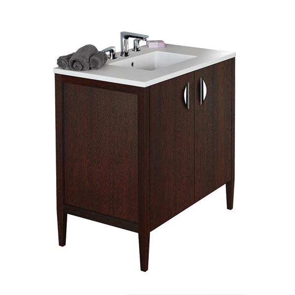 Lacava - Lunarossa Free-Standing Under-Counter Vanity With Two Doors(Pulls Included)