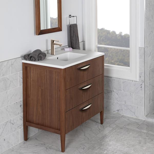Lacava - Lunarossa Free-Standing Under-Counter Vanity With Two Drawers(Pulls Included)