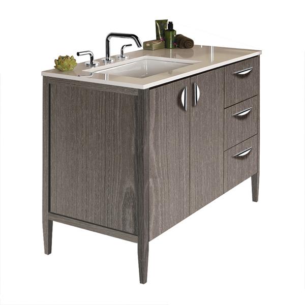 Lacava - Lunarossa Free-Standing Under-Counter Vanity With Two Doors On The Left An Three Drawers On The Right(Pulls Included)